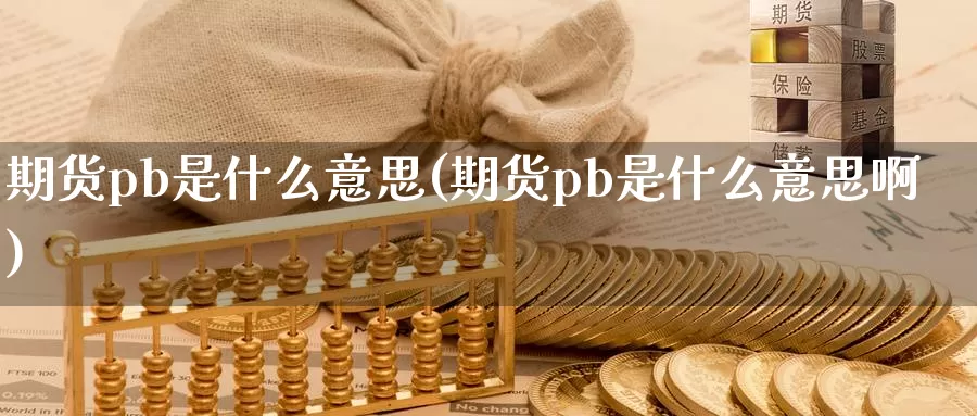 期货pb是什么意思(期货pb是什么意思啊)_https://www.wenchangxx.com_期货行情_第1张