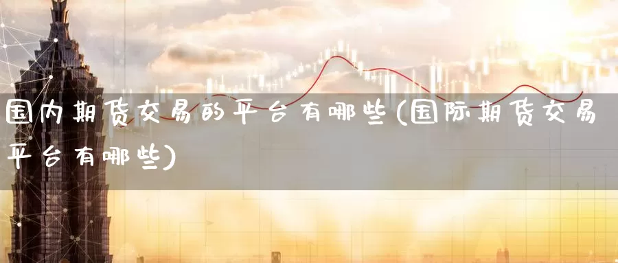 国内期货交易的平台有哪些(国际期货交易平台有哪些)_https://www.wenchangxx.com_国际期货_第1张