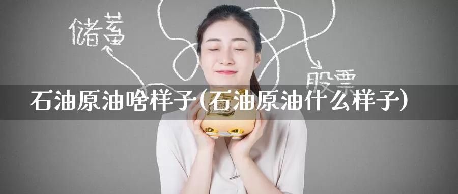 石油原油啥样子(石油原油什么样子)_https://www.wenchangxx.com_德指期货_第1张