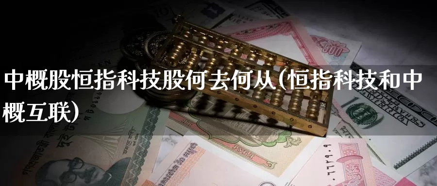中概股恒指科技股何去何从(恒指科技和中概互联)_https://www.wenchangxx.com_德指期货_第1张