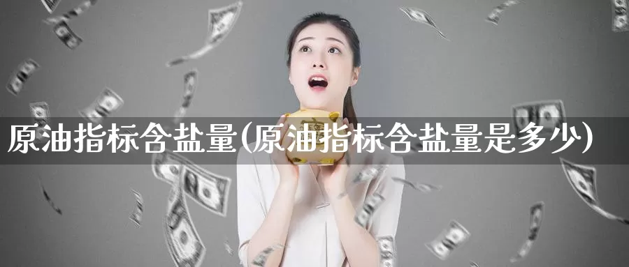 原油指标含盐量(原油指标含盐量是多少)_https://www.wenchangxx.com_期货平台_第1张