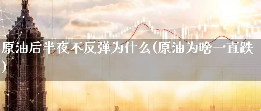 原油后半夜不反弹为什么(原油为啥一直跌)_https://www.wenchangxx.com_国际期货_第1张