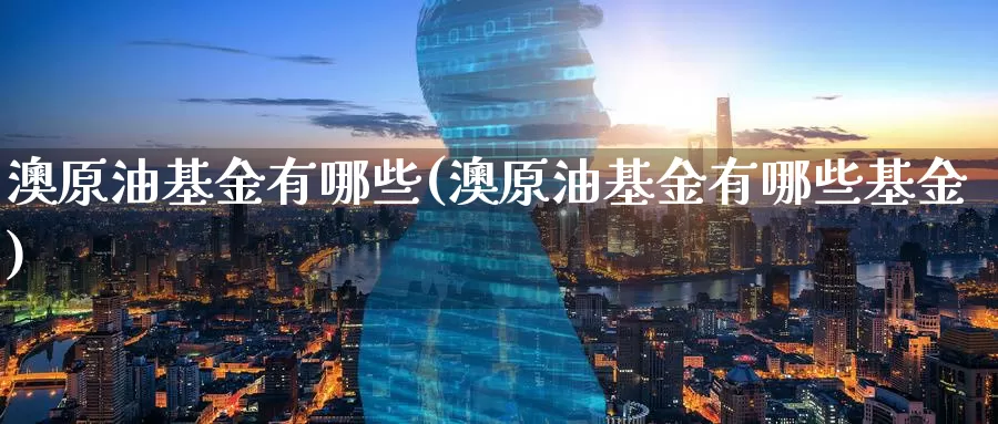 澳原油基金有哪些(澳原油基金有哪些基金)_https://www.wenchangxx.com_期货平台_第1张