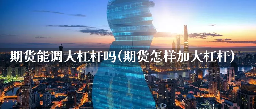 期货能调大杠杆吗(期货怎样加大杠杆)_https://www.wenchangxx.com_期货平台_第1张