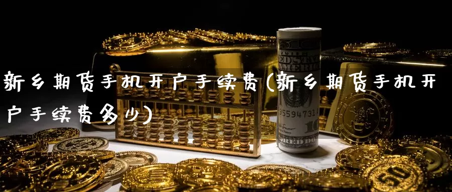 新乡期货手机开户手续费(新乡期货手机开户手续费多少)_https://www.wenchangxx.com_德指期货_第1张