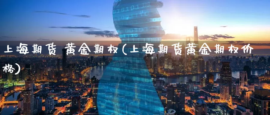上海期货 黄金期权(上海期货黄金期权价格)_https://www.wenchangxx.com_国际期货_第1张