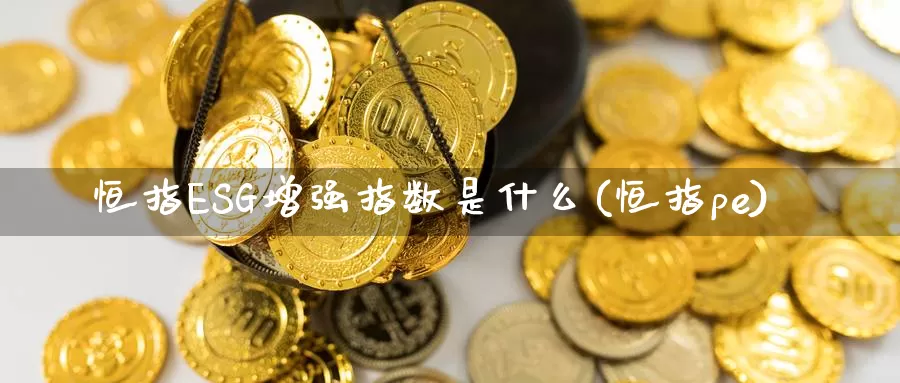 恒指ESG增强指数是什么(恒指pe)_德指期货_第1张_国际期货交易平台 恒指ESG增强指数是什么(恒指pe)_https://www.wenchangxx.com_德指期货_第1张