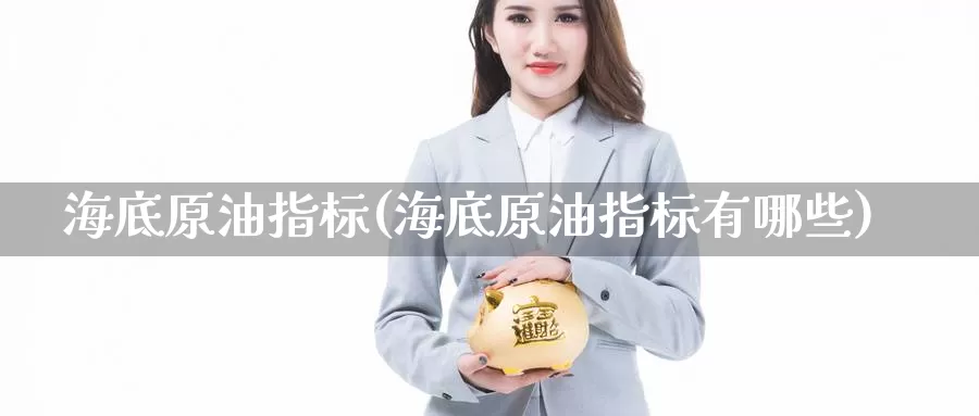 海底原油指标(海底原油指标有哪些)_https://www.wenchangxx.com_国际期货_第1张