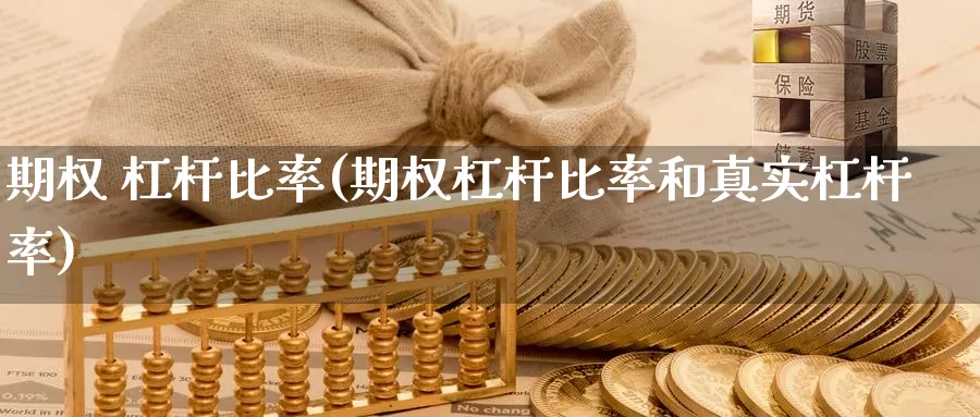 期权 杠杆比率(期权杠杆比率和真实杠杆率)_https://www.wenchangxx.com_期货平台_第1张
