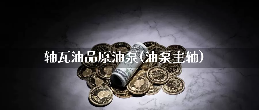 轴瓦油品原油泵(油泵主轴)_https://www.wenchangxx.com_期货行情_第1张