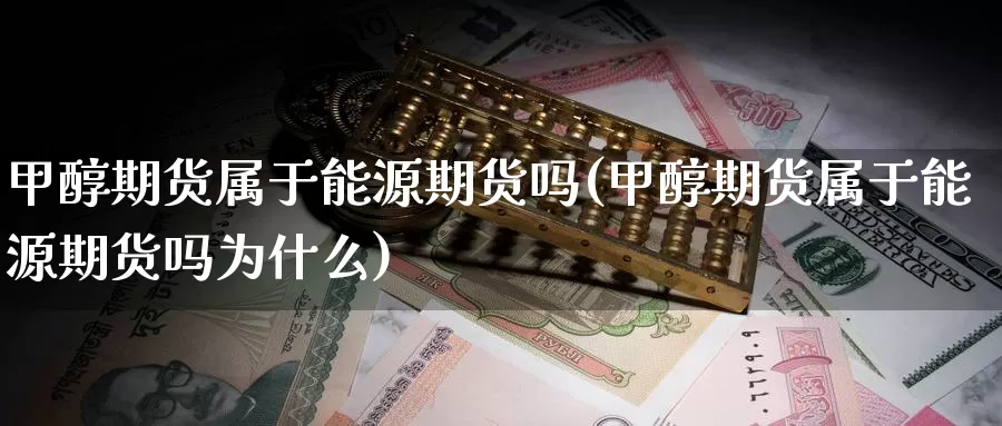 甲醇期货属于能源期货吗(甲醇期货属于能源期货吗为什么)_https://www.wenchangxx.com_期货平台_第1张
