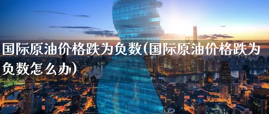 国际原油价格跌为负数(国际原油价格跌为负数怎么办)_https://www.wenchangxx.com_期货平台_第1张