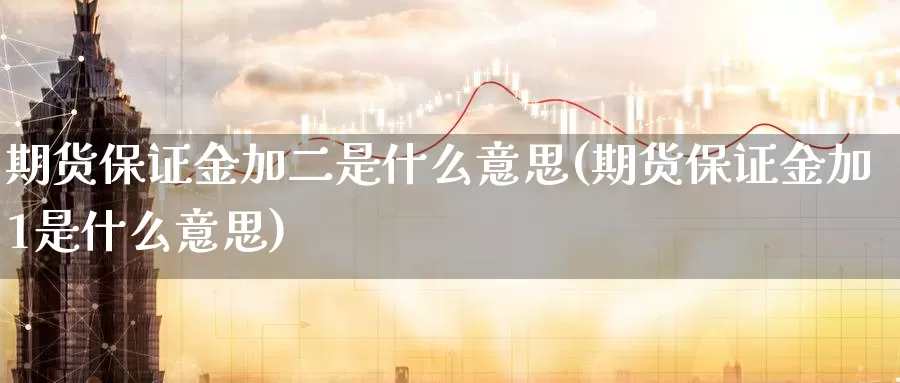 期货保证金加二是什么意思(期货保证金加1是什么意思)_https://www.wenchangxx.com_期货行情_第1张