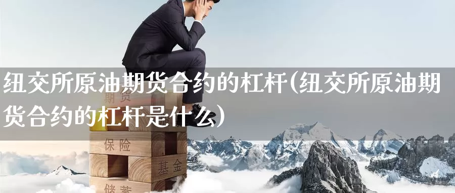 纽交所原油期货合约的杠杆(纽交所原油期货合约的杠杆是什么)_https://www.wenchangxx.com_德指期货_第1张