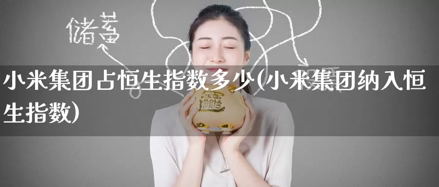 小米集团占恒生指数多少(小米集团纳入恒生指数)_https://www.wenchangxx.com_期货行情_第1张