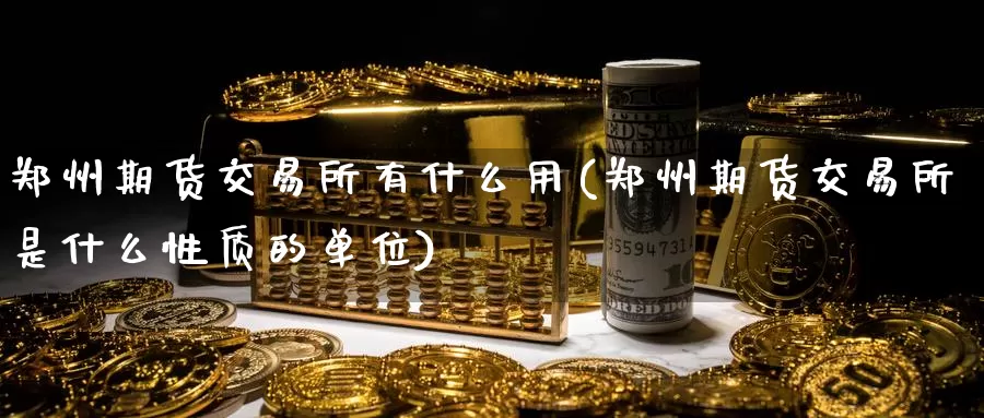 郑州期货交易所有什么用(郑州期货交易所是什么性质的单位)_期货平台_第1张_国际期货交易平台 郑州期货交易所有什么用(郑州期货交易所是什么性质的单位)_https://www.wenchangxx.com_期货平台_第1张