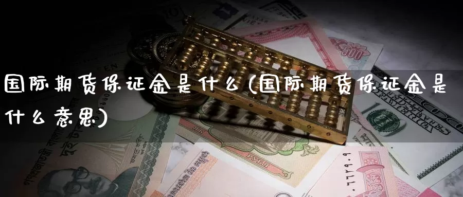 国际期货保证金是什么(国际期货保证金是什么意思)_国际期货_第1张_国际期货交易平台 国际期货保证金是什么(国际期货保证金是什么意思)_https://www.wenchangxx.com_国际期货_第1张