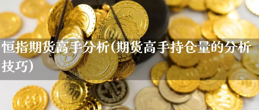 恒指期货高手分析(期货高手持仓量的分析技巧)_https://www.wenchangxx.com_期货行情_第1张