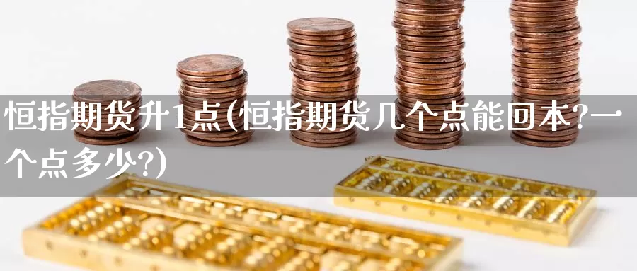恒指期货升1点(恒指期货几个点能回本?一个点多少?)_https://www.wenchangxx.com_期货平台_第1张