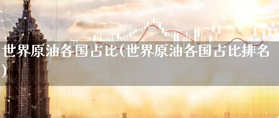 世界原油各国占比(世界原油各国占比排名)_期货行情_第1张_国际期货交易平台 世界原油各国占比(世界原油各国占比排名)_https://www.wenchangxx.com_期货行情_第1张