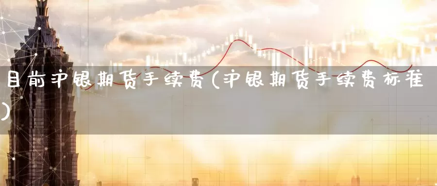 目前沪银期货手续费(沪银期货手续费标准)_https://www.wenchangxx.com_国际期货_第1张