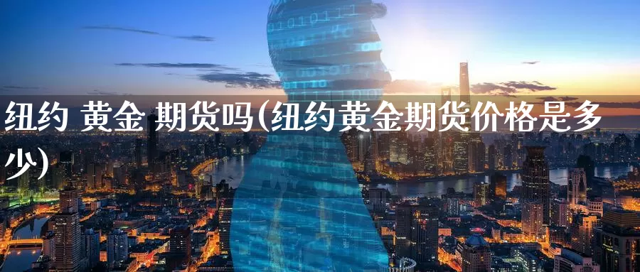 纽约 黄金 期货吗(纽约黄金期货价格是多少)_https://www.wenchangxx.com_期货行情_第1张