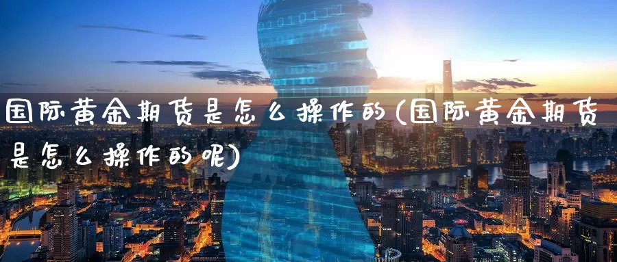 国际黄金期货是怎么操作的(国际黄金期货是怎么操作的呢)_https://www.wenchangxx.com_德指期货_第1张