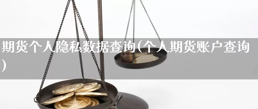 期货个人隐私数据查询(个人期货账户查询)_https://www.wenchangxx.com_德指期货_第1张